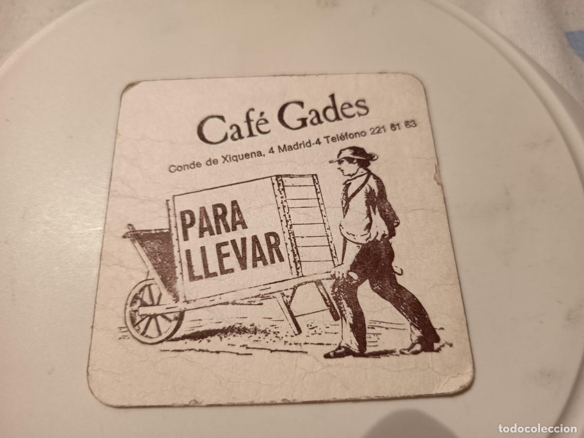 Otros art&iacute;culos de coleccionismo en papel: POSAVASOS CAFE GADES-MADRID