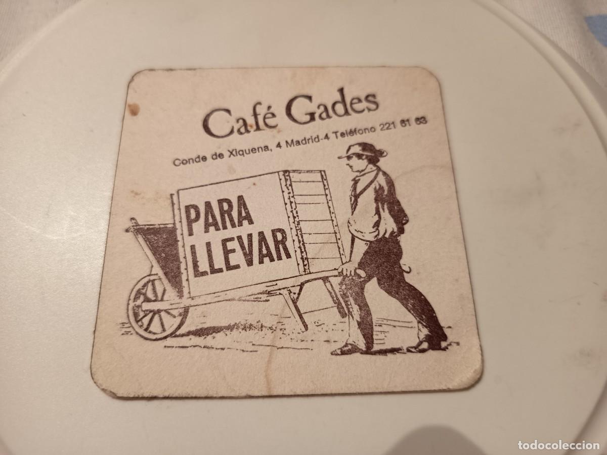Otros art&iacute;culos de coleccionismo en papel: POSAVASOS CAFE GADES-MADRID