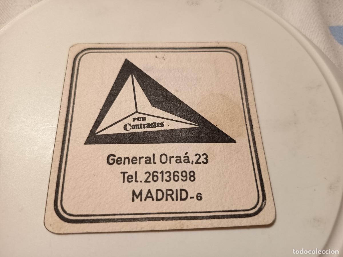 Otros art&iacute;culos de coleccionismo en papel: POSAVASOS PUB CONTRASTES-MADRID