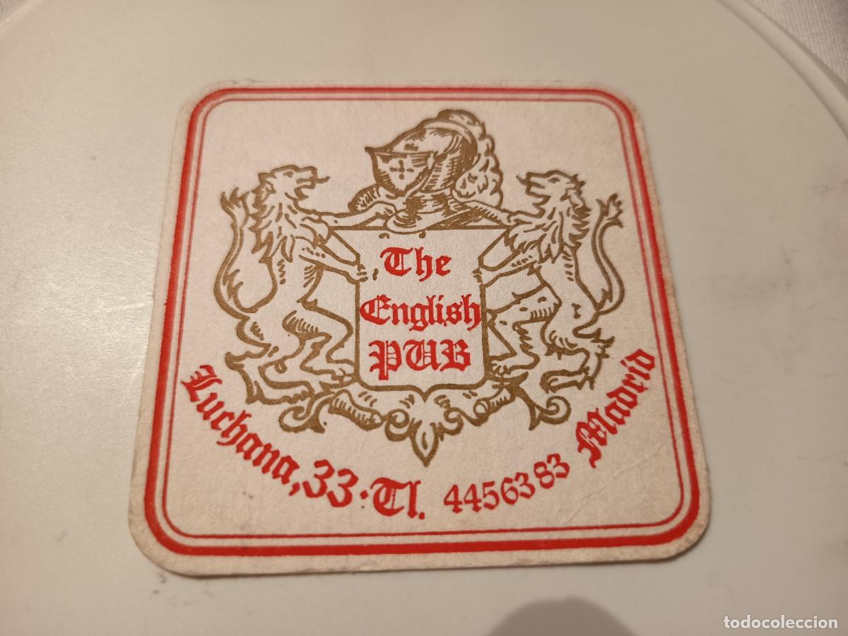 Otros art&iacute;culos de coleccionismo en papel: POSAVASOS PUB THE ENGLISH-MADRID