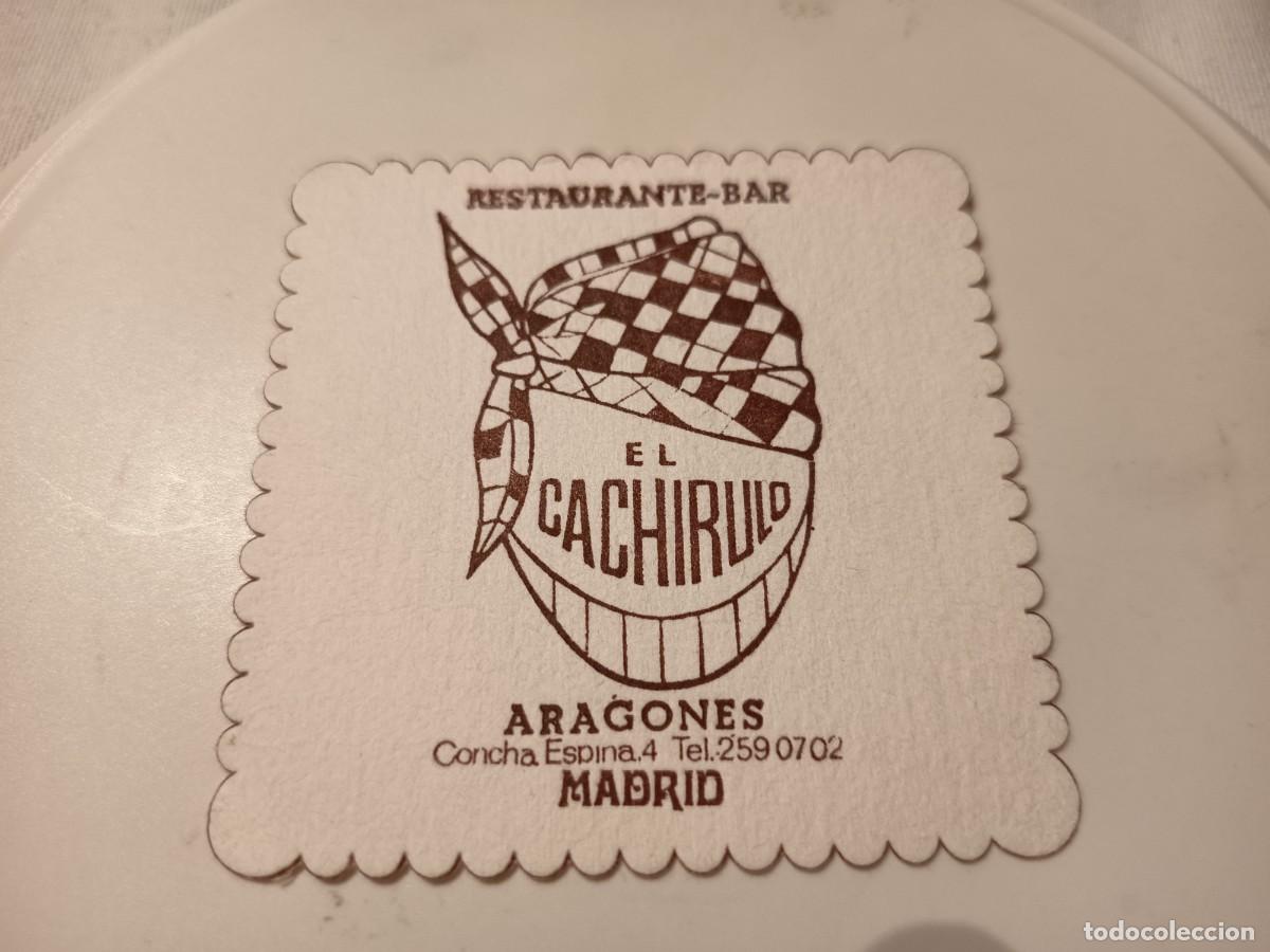 Sammelleidenschaft Andere Papierartikel: POSAVASOS RESTAURANTE EL CACHIRULO-MADRID