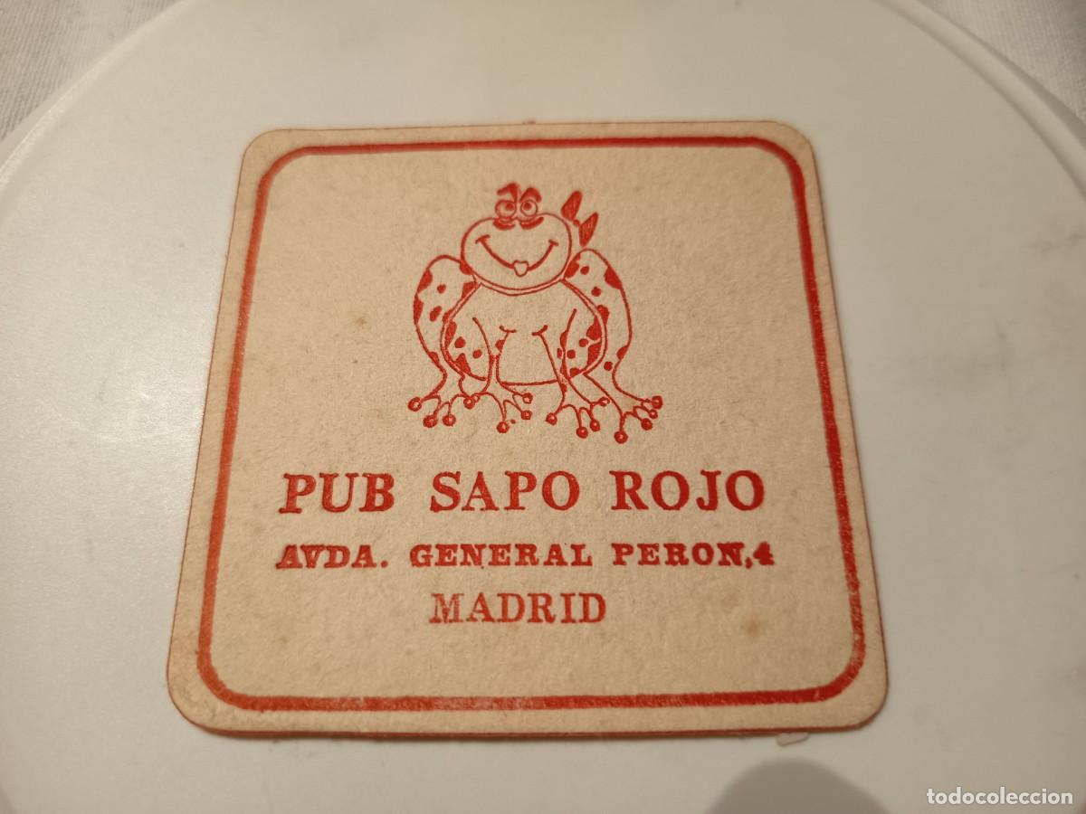 Otros art&iacute;culos de coleccionismo en papel: POSAVASOS PUB SAPO ROJO-MADRID