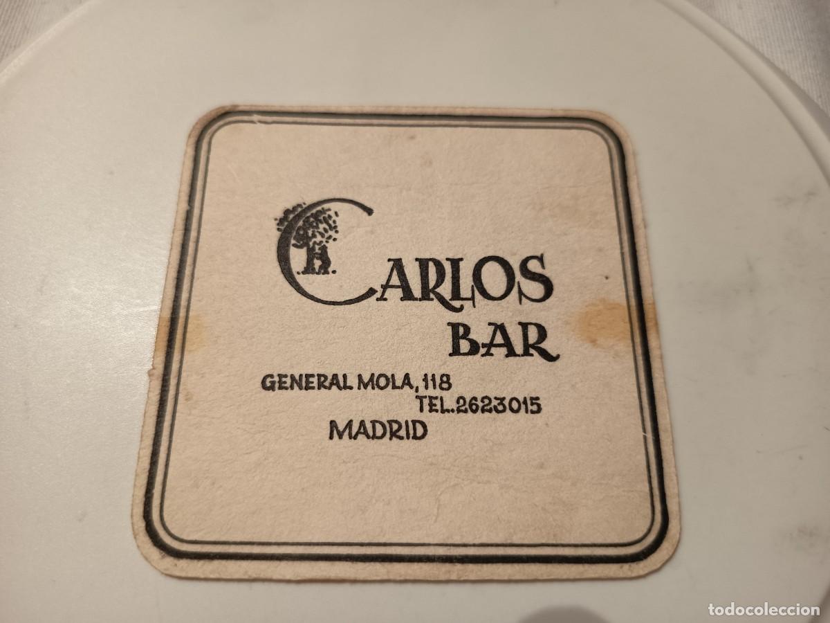 Otros art&iacute;culos de coleccionismo en papel: POSAVASOS BAR CARLOS-MADRID