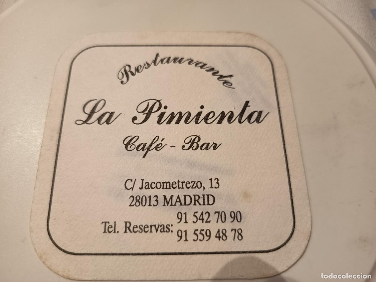 Otros art&iacute;culos de coleccionismo en papel: POSAVASOS CAFETERIA LA PIMIENTA-MADRID