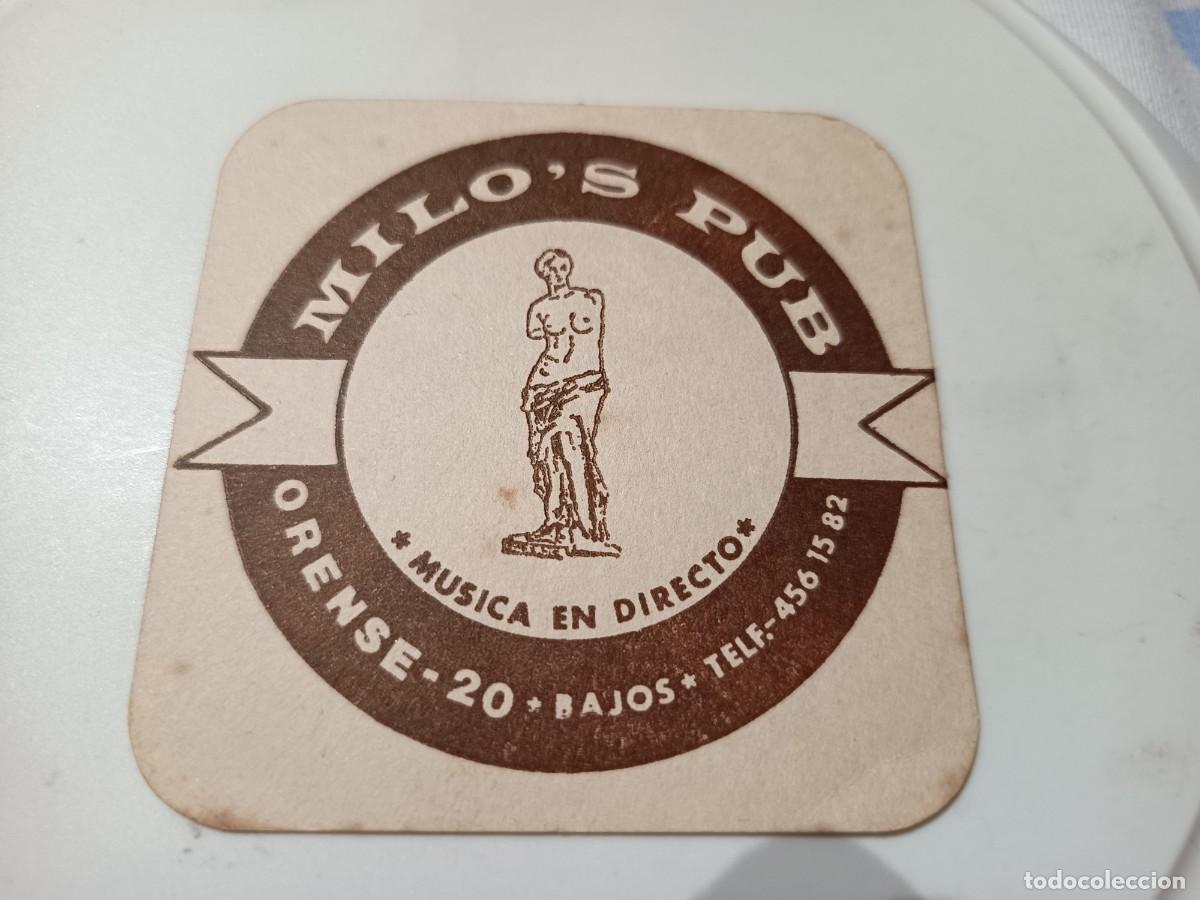 Otros art&iacute;culos de coleccionismo en papel: POSAVASOS PUB MILO'S-MADRID