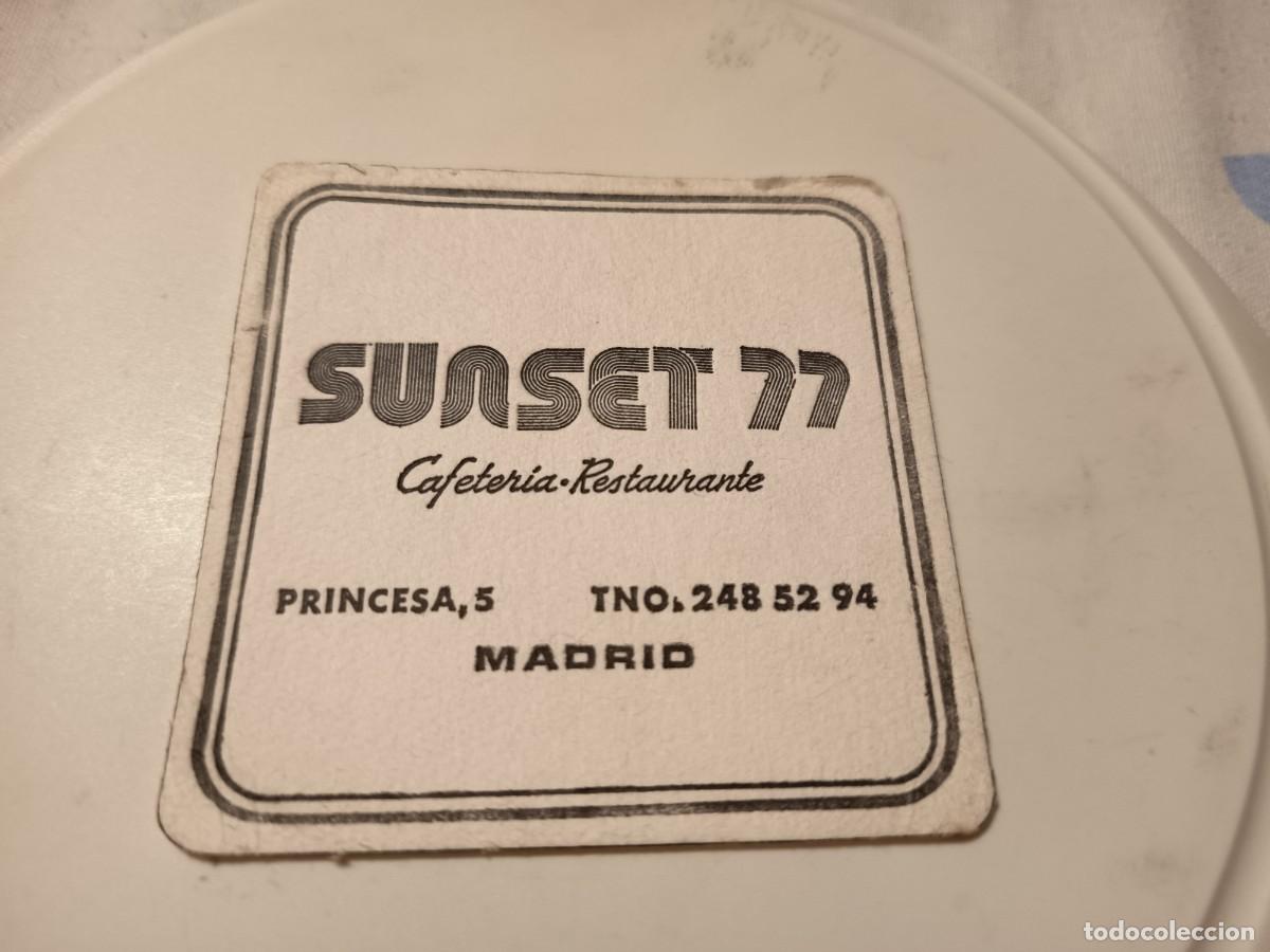 Otros art&iacute;culos de coleccionismo en papel: POSAVASOS CAFETERIA SUNSET 77-MADRID