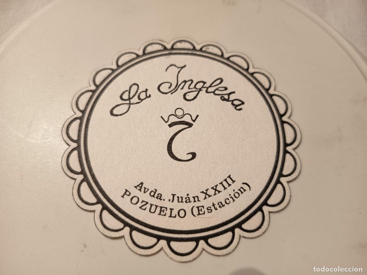 Otros art&iacute;culos de coleccionismo en papel: POSAVASOS PUB LA INGLESA-POZUELO-MADRID