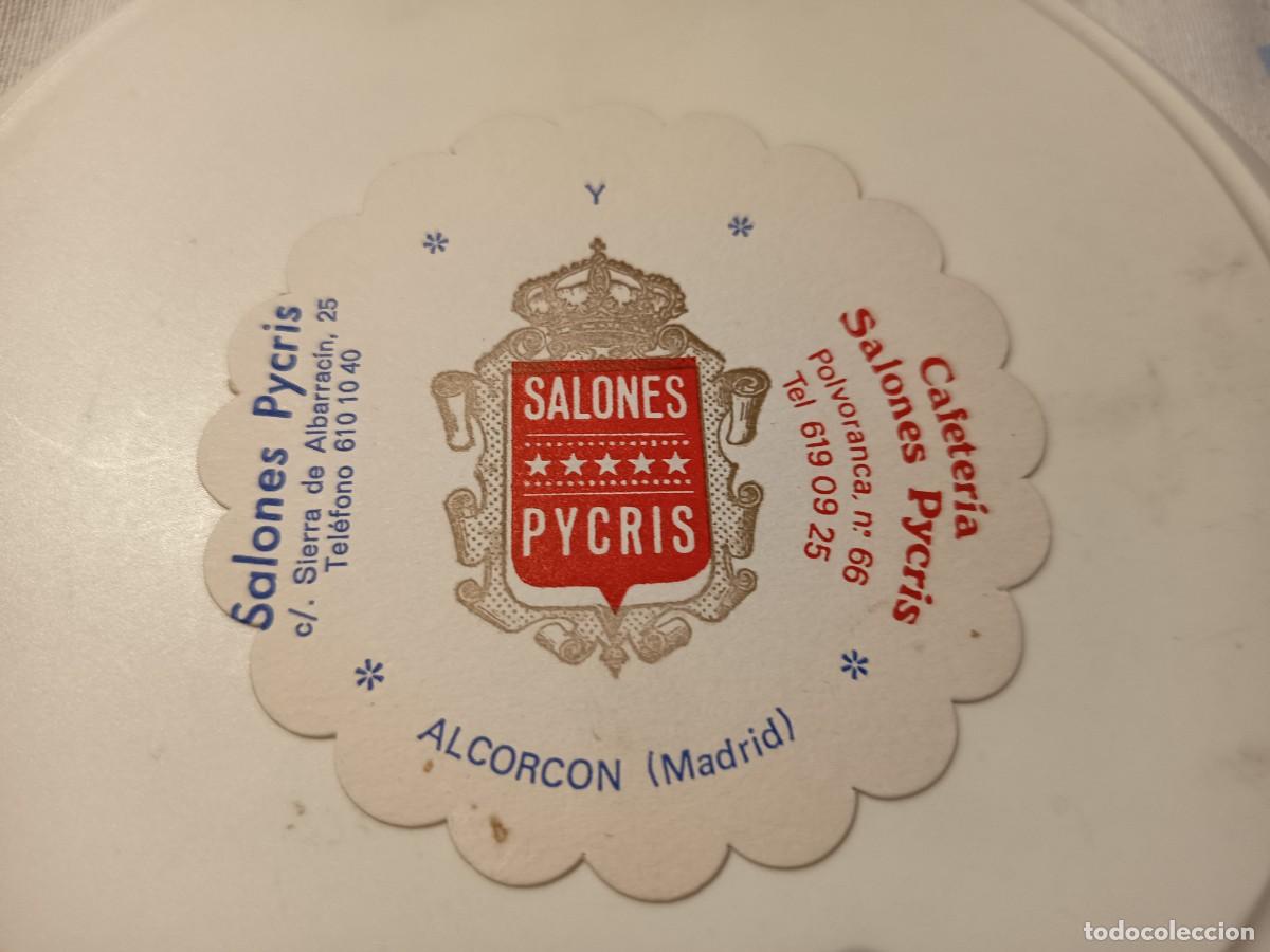Otros art&iacute;culos de coleccionismo en papel: POSAVASOS SALONES PYCRIS-ALCORCON-MADRID