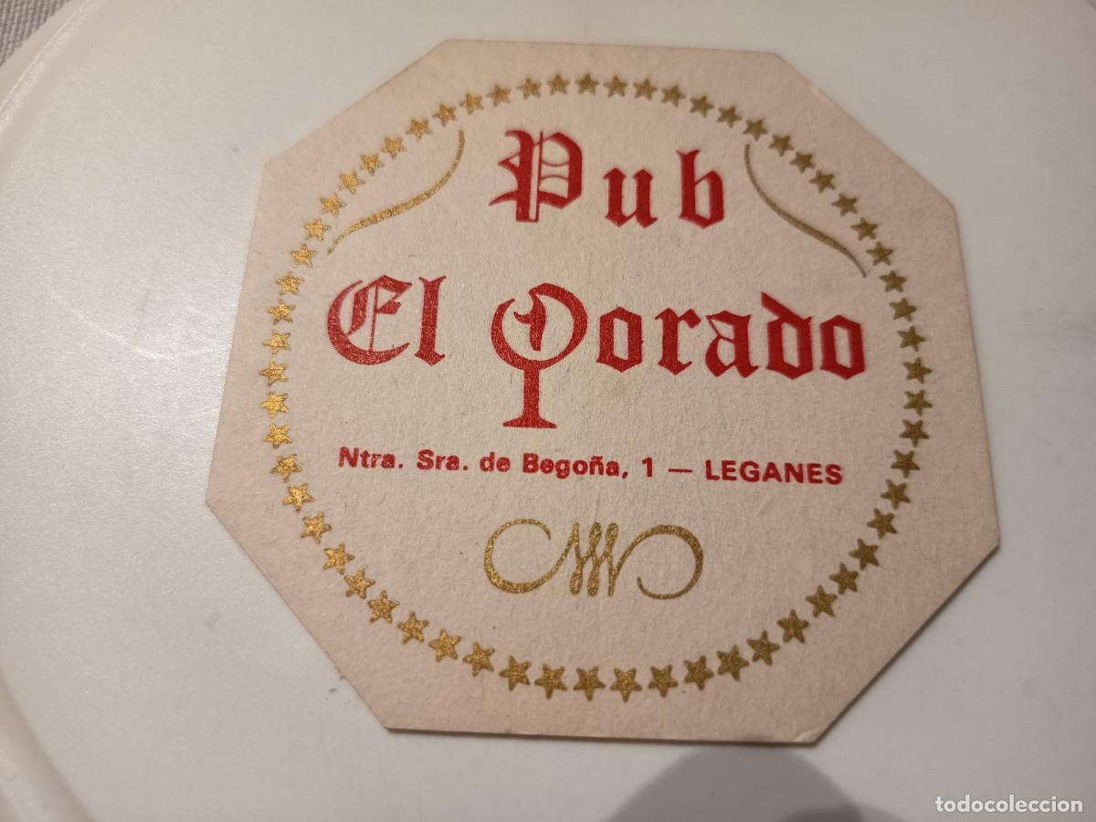 Otros art&iacute;culos de coleccionismo en papel: POSAVASOS PUB EL DORADO-LEGANES-MADRID