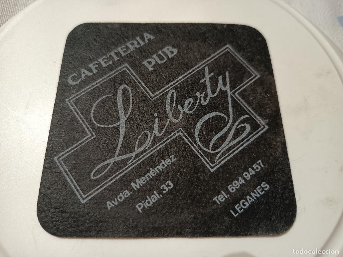 Otros art&iacute;culos de coleccionismo en papel: POSAVASOS PUB LIBERTY-LEGANES-MADRID