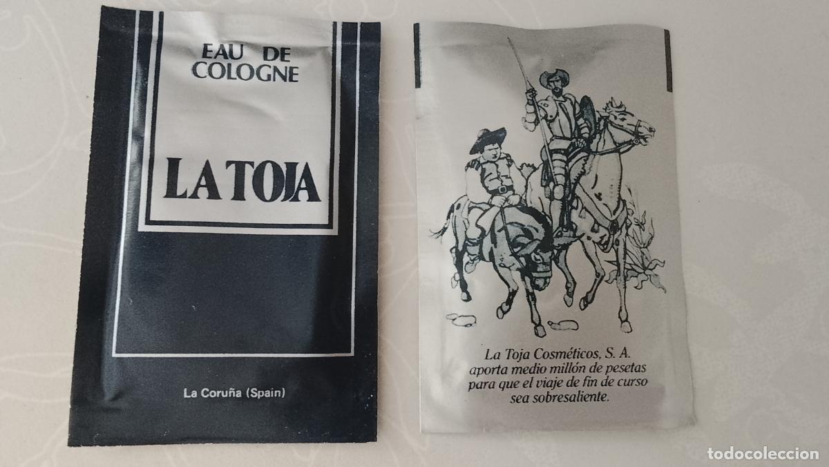 Sammelleidenschaft Andere Papierartikel: cosmeticos la toja don quijote de la mancha cervantes la coru&ntilde;a sobre eau de colgne toallita colonia