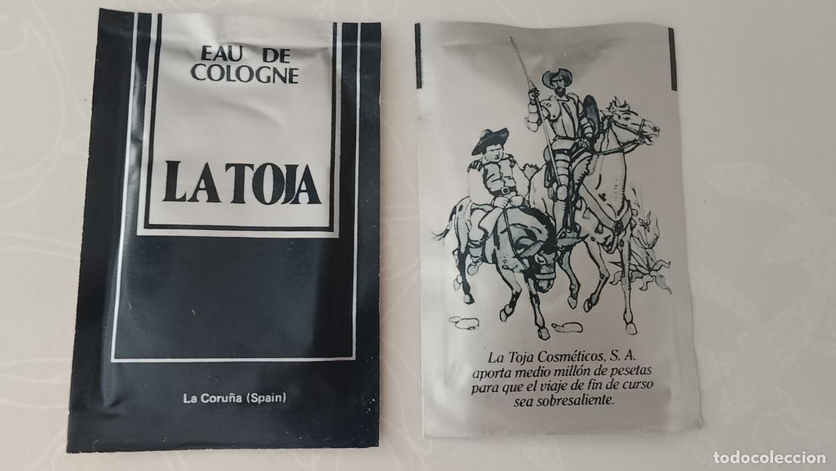Sammelleidenschaft Andere Papierartikel: cosmeticos la toja don quijote de la mancha cervantes la coru&ntilde;a sobre eau de colgne toallita colonia