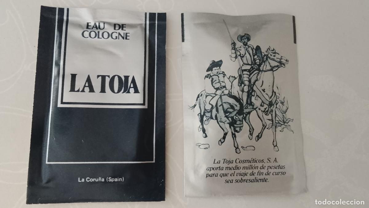 Otros art&iacute;culos de coleccionismo en papel: cosmeticos la toja don quijote de la mancha cervantes la coru&ntilde;a sobre eau de colgne toallita colonia
