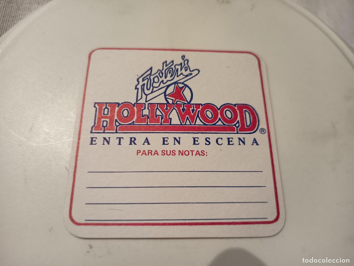Altri oggetti di carta: POSAVASOS RESTAURANTE HOLLYWOOD-MAJADAHONDA-MADRID