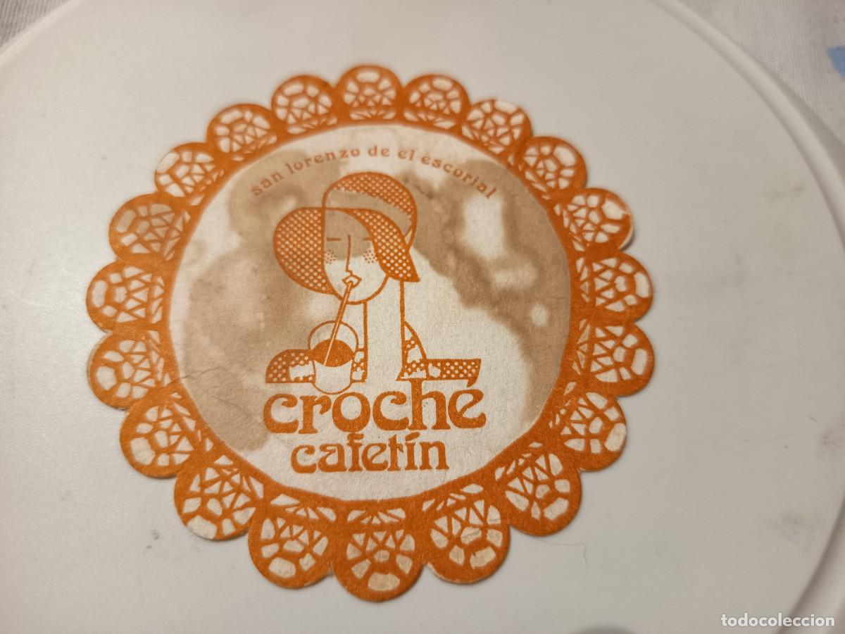 Collectionnisme Papier divers: POSAVASOS CAFETIN CROCHE-SAN LORENZO DEL ESCORIAL-MADRID