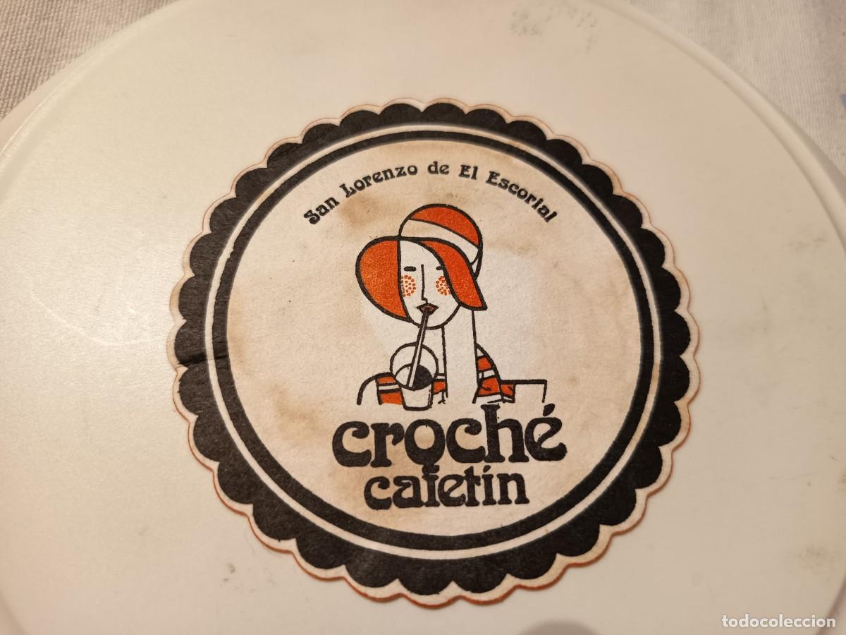 Otros art&iacute;culos de coleccionismo en papel: POSAVASOS CAFETIN CROCHE-SAN LORENZO DEL ESCORIAL-MADRID
