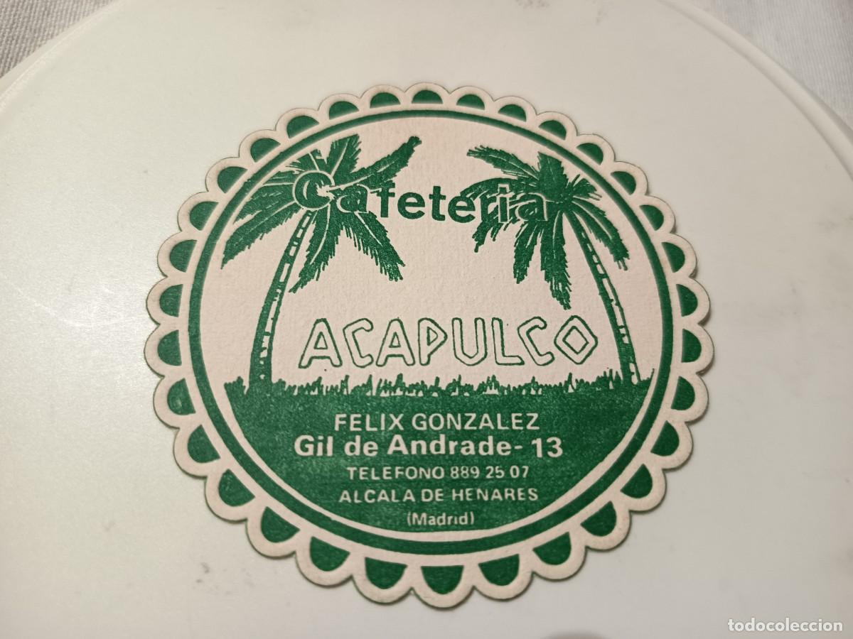 Otros art&iacute;culos de coleccionismo en papel: POSAVASOS CAFETERIA ACAPULCO-ALCALA DE HENARES-MADRID