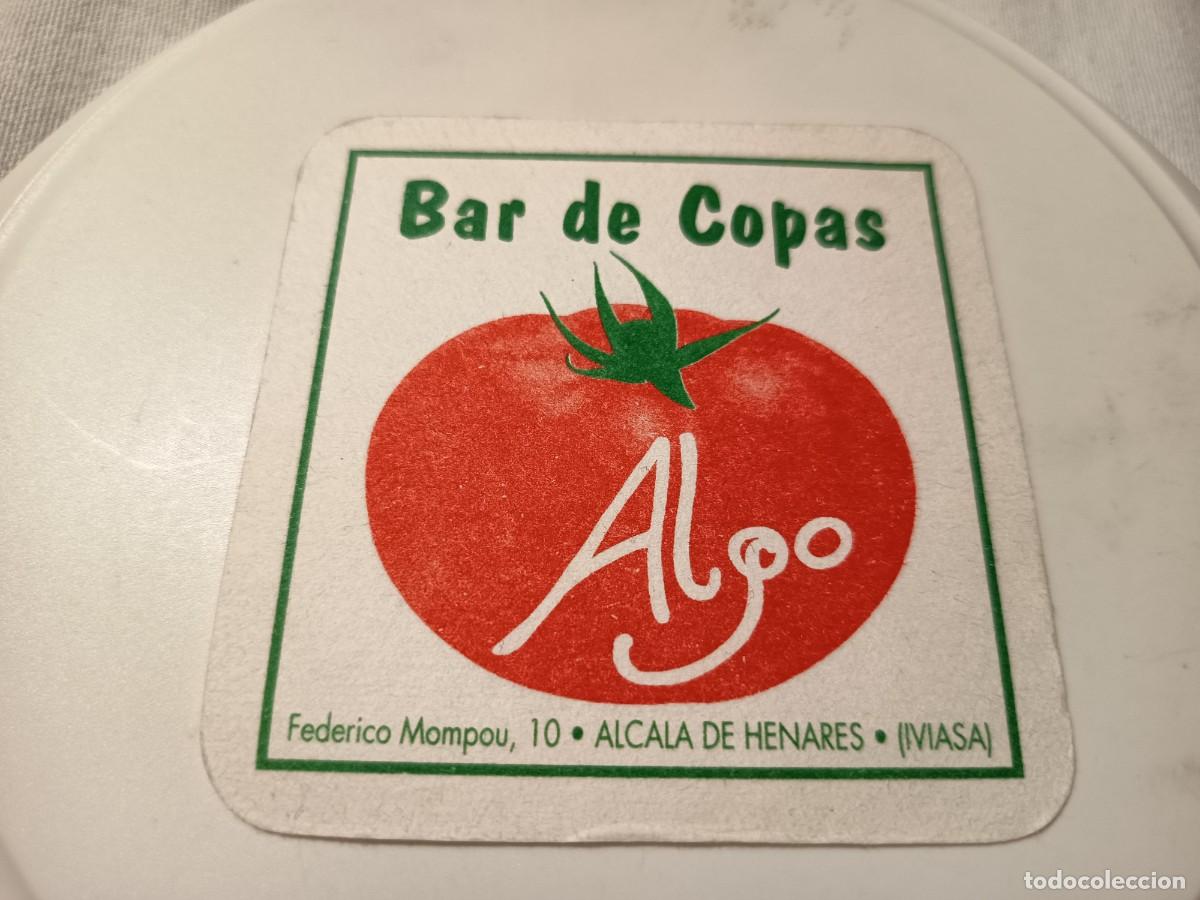 Otros art&iacute;culos de coleccionismo en papel: POSAVASOS BAR DE COPAS ALGO-ALCALA DE HENARES-MADRID
