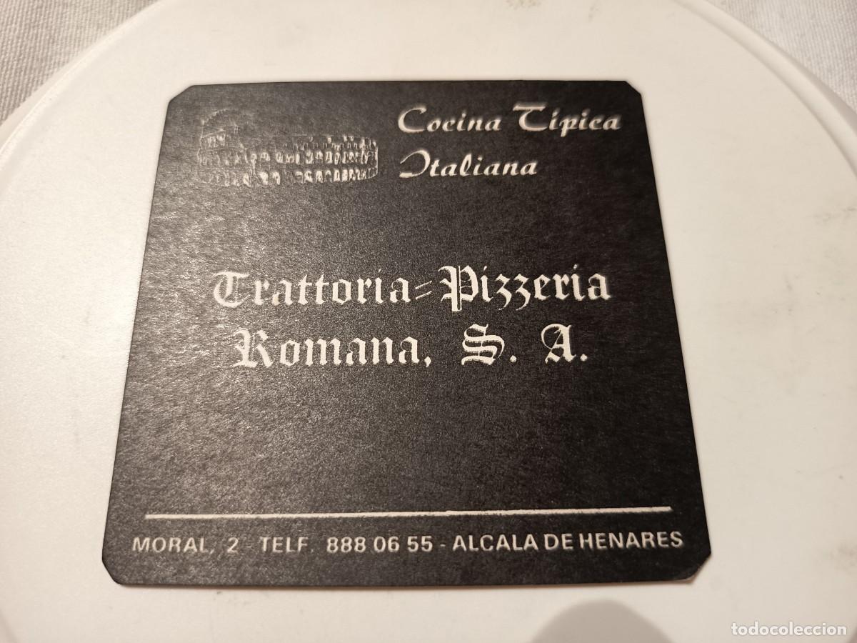 Otros art&iacute;culos de coleccionismo en papel: POSAVASOS PIZZERIA ROMANA SA-ALCALA DE HENARES-MADRID