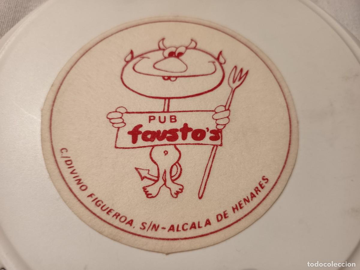 Otros art&iacute;culos de coleccionismo en papel: POSAVASOS PUB FAUSTO'S-ALCALA DE HENARES-MADRID