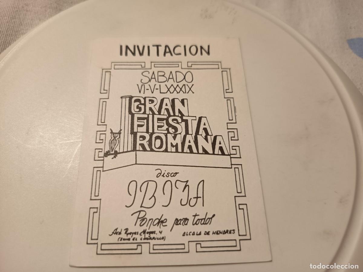 Otros art&iacute;culos de coleccionismo en papel: POSAVASOS DISCO IBIZA-TARJETA INVITACION-ALCALA DE HENARES-MADRID
