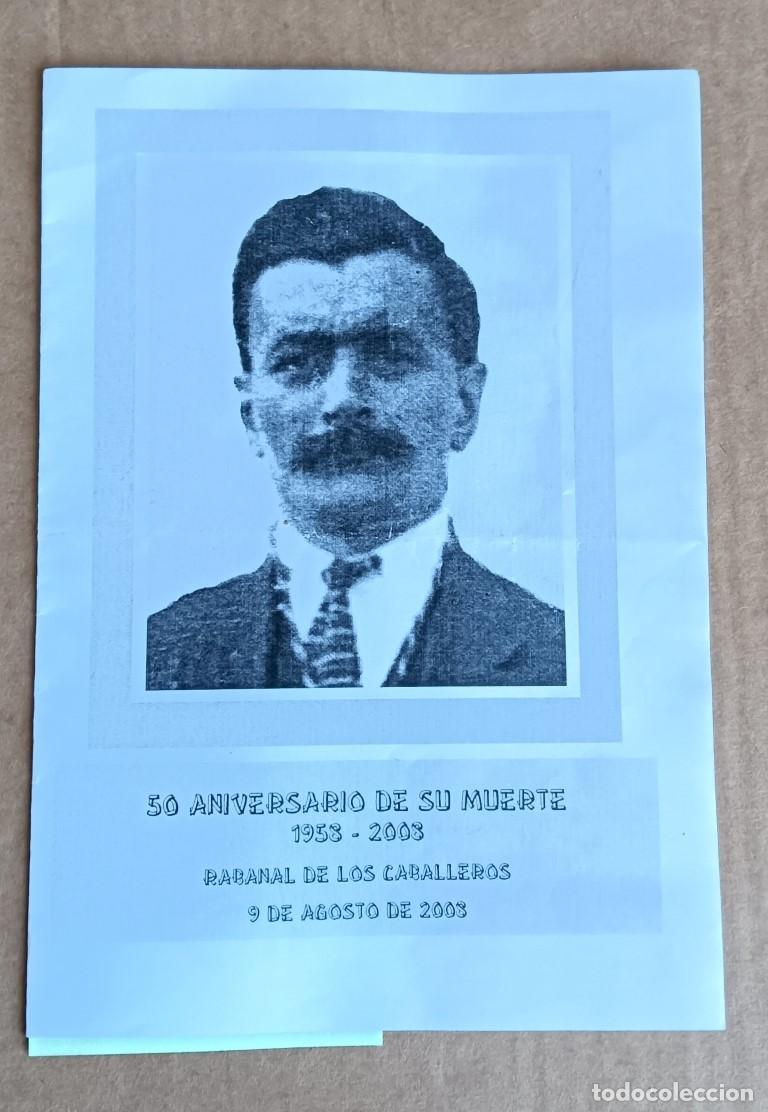 Paper Collecting Others: 50 aniversario de la muerte 1958 - 2008 / Isaac Merino izquierdo Maestro nacional ejerci&oacute; en Rabanal