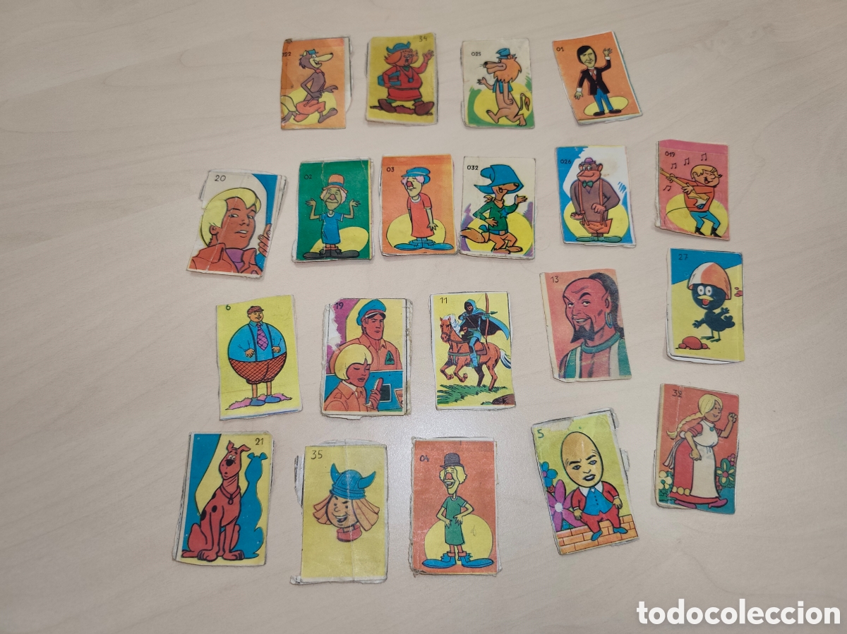 Otros art&iacute;culos de coleccionismo en papel: Lote 19 Cromos Vintage (Hanna-Barbera / A&ntilde;os 70)
