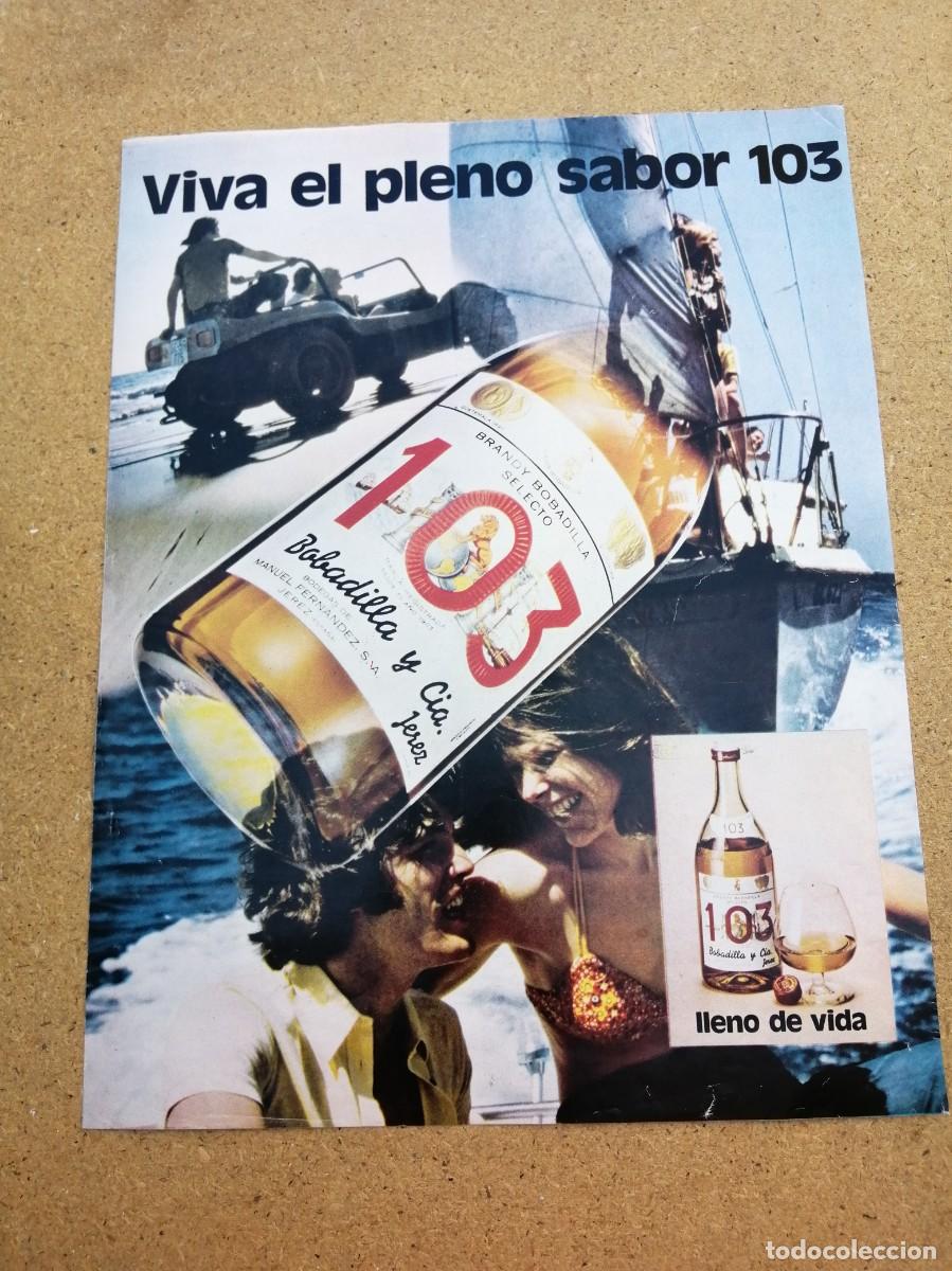 Otros art&iacute;culos de coleccionismo en papel: ANUNCIO. BRANDY 103.