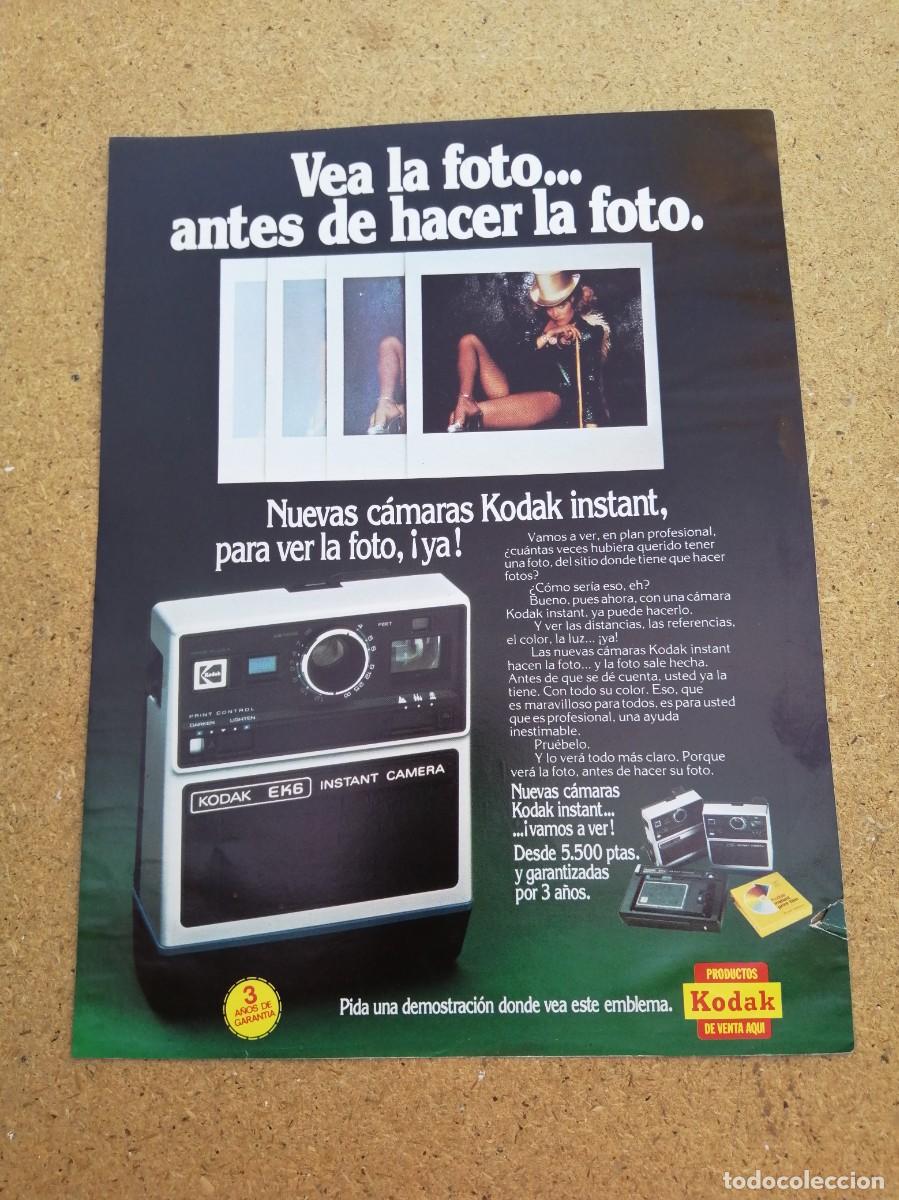 Otros art&iacute;culos de coleccionismo en papel: ANUNCIO. CAMARA KODAK INSTANT
