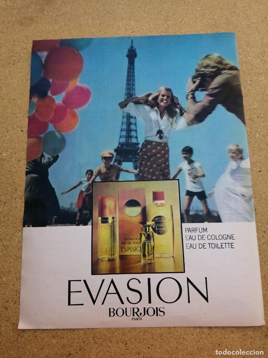 Otros art&iacute;culos de coleccionismo en papel: ANUNCIO. EAU DE COLOGNE EVASION