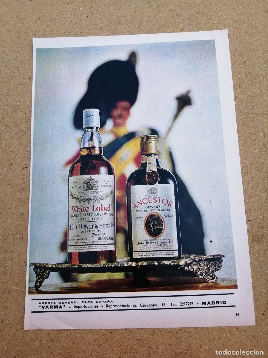 Otros art&iacute;culos de coleccionismo en papel: ANUNCIO. WHISKY ANCESTOR - Foto 1