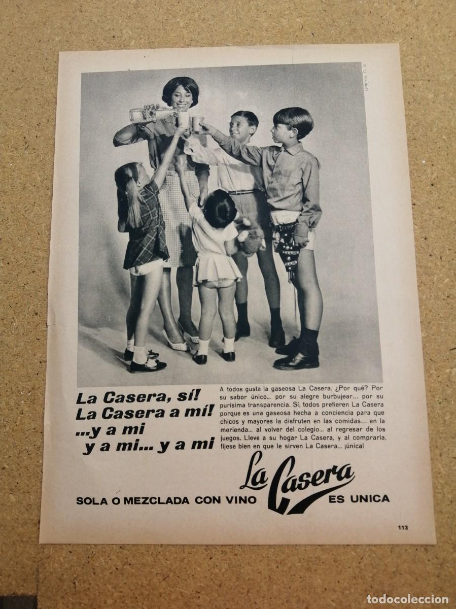 Otros art&iacute;culos de coleccionismo en papel: ANUNCIO. GASEOSA LA CASERA