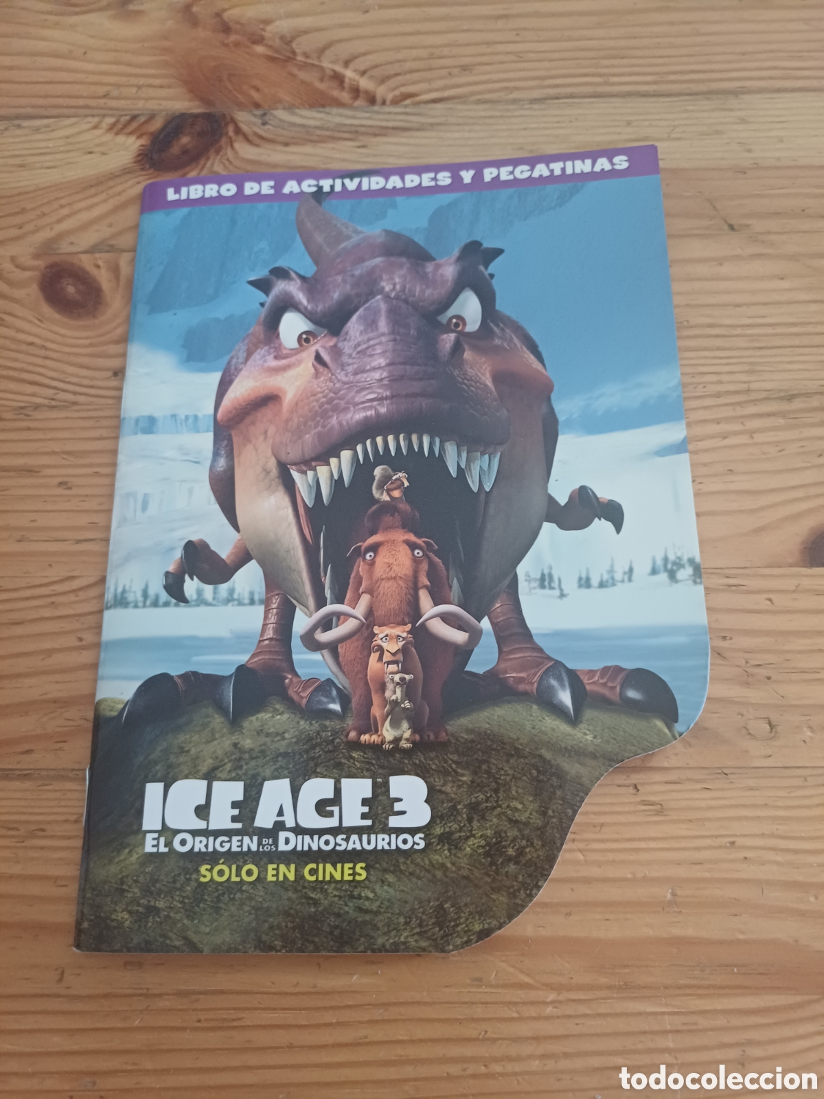 Otros art&iacute;culos de coleccionismo en papel: Ice Age 3 Libro de actividades y pegatinas El origen de los dinosaurios Cine animado