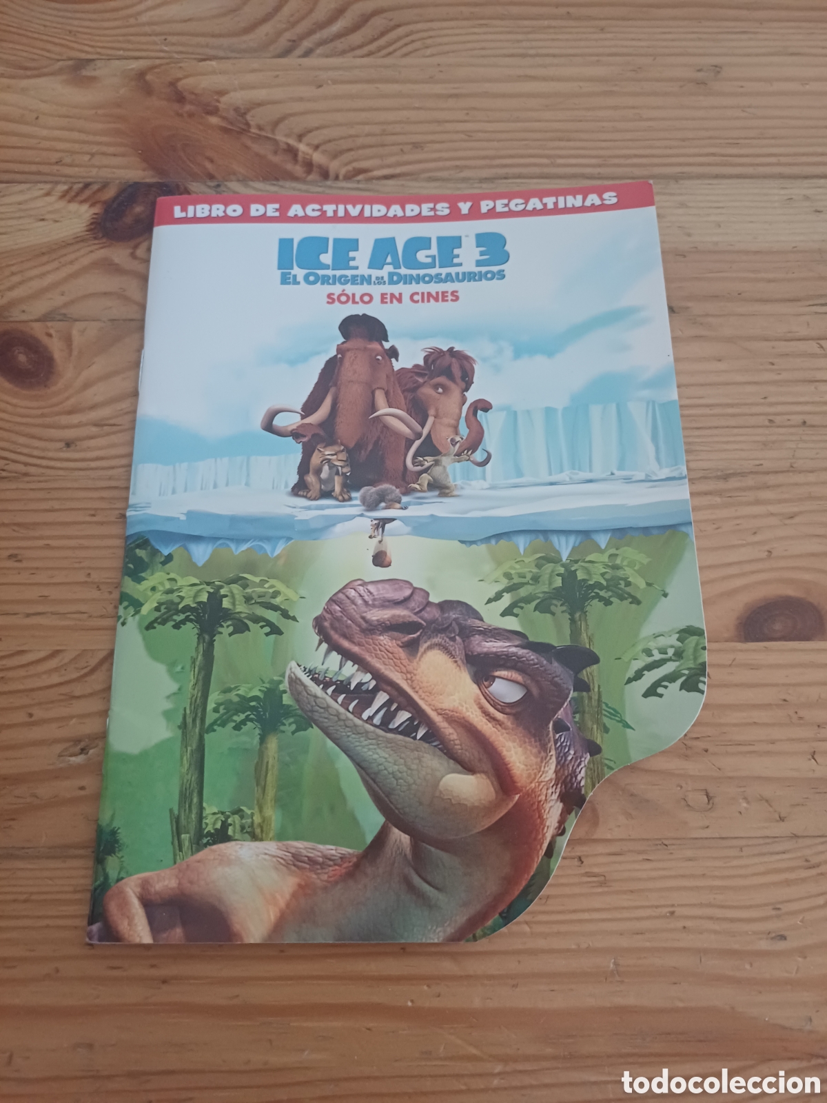 Otros art&iacute;culos de coleccionismo en papel: Ice Age 3 Libro de actividades y pegatinas El origen de los dinosaurios Cine animado
