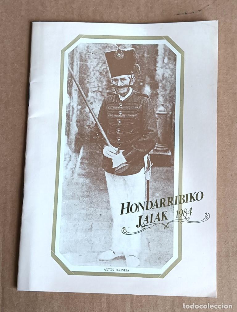 Otros art&iacute;culos de coleccionismo en papel: HONDARRIBIKO jaiak 1984 euskera &ndash; castellano