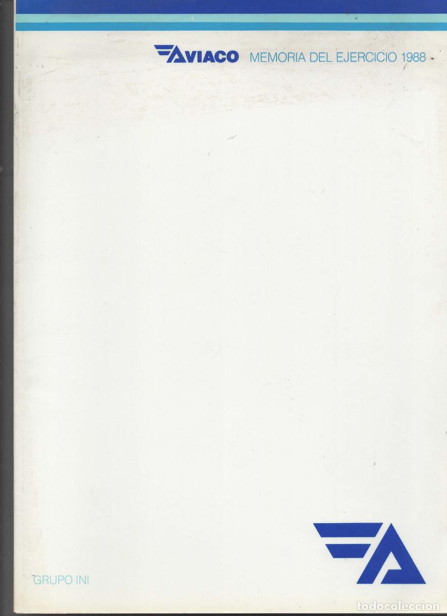 Otros art&iacute;culos de coleccionismo en papel: Aviaco Memoria del Ejercicio 1988