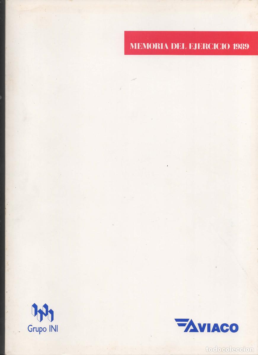 Otros art&iacute;culos de coleccionismo en papel: Aviaco Memoria del Ejercicio 1989