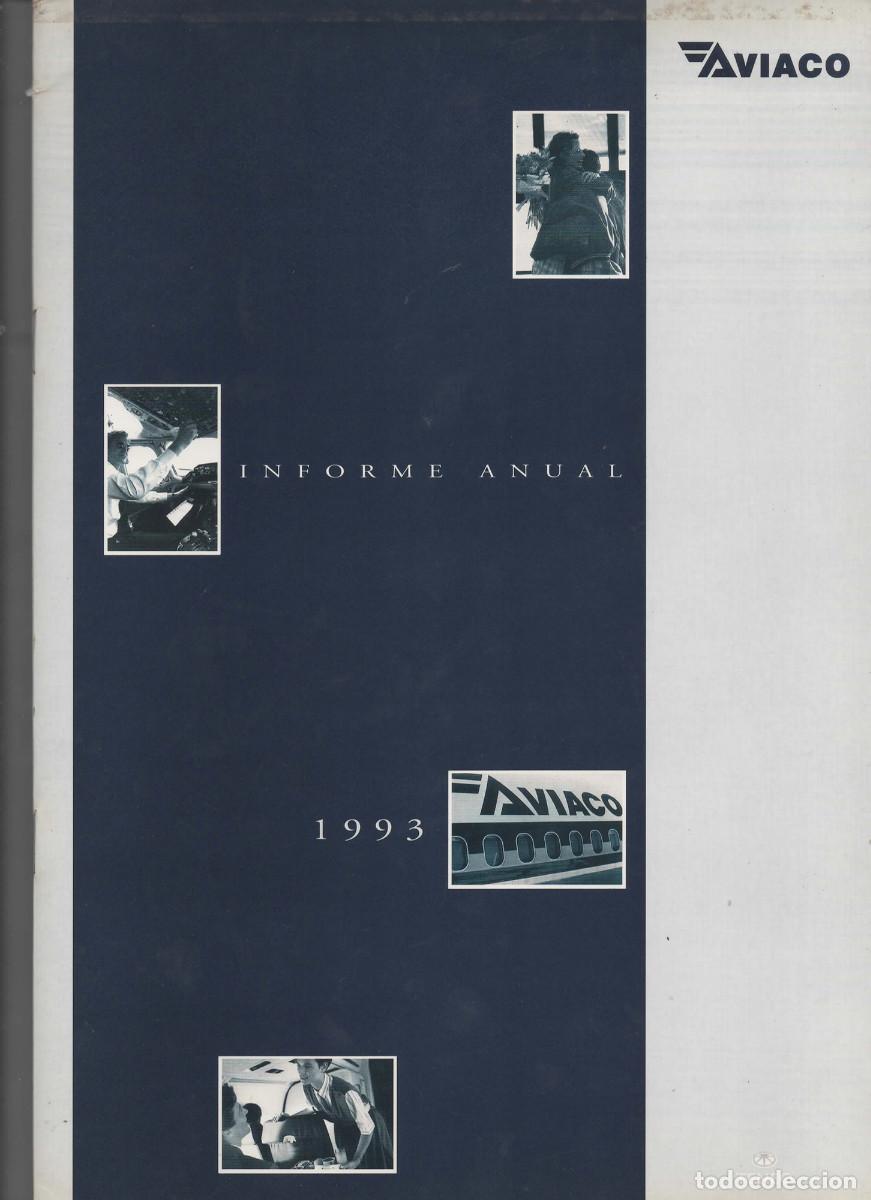 Otros art&iacute;culos de coleccionismo en papel: Aviaco Informe Anual 1993