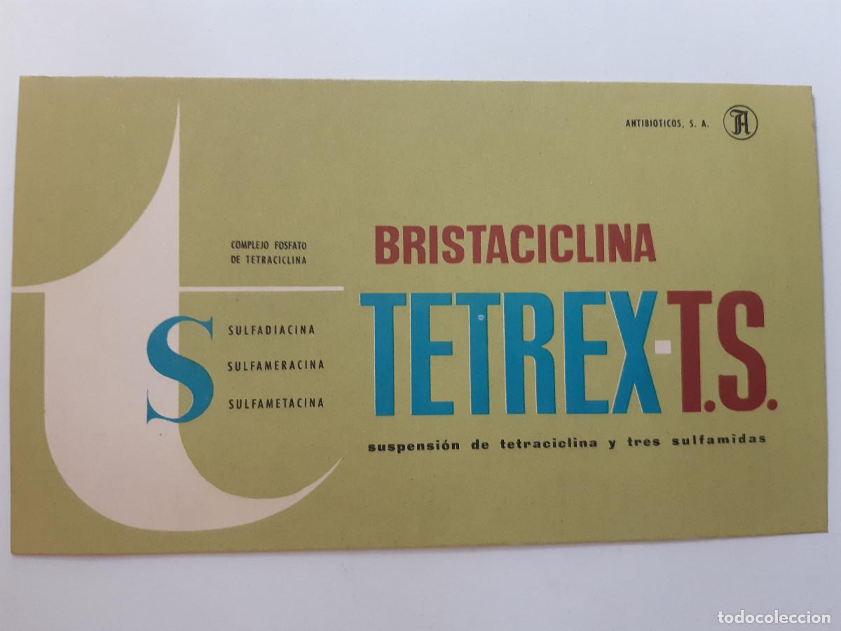 Otros art&iacute;culos de coleccionismo en papel: BRISTACICLINA TETREX PUBLICIDAD SUSPENSION SULFAMIDAS SULFAMERACINA Mod 1038 ANTIBIOTICOS 1961