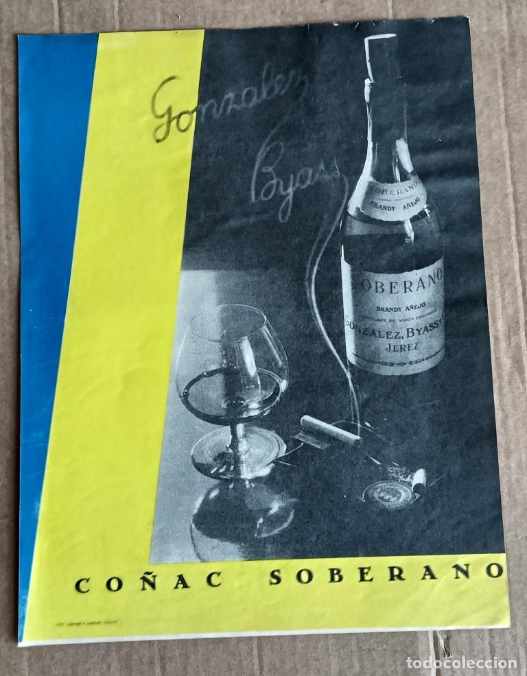 Otros art&iacute;culos de coleccionismo en papel: Propaganda CO&Ntilde;AC SOBERANO Gonz&aacute;lez Byas - La revista habla