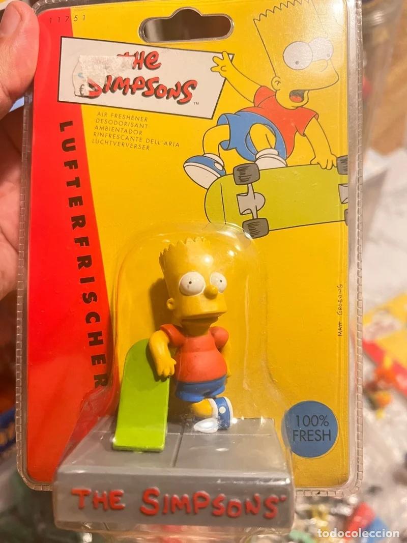 Otros art&iacute;culos de coleccionismo en papel: Ambientador con figura Bart Simpson