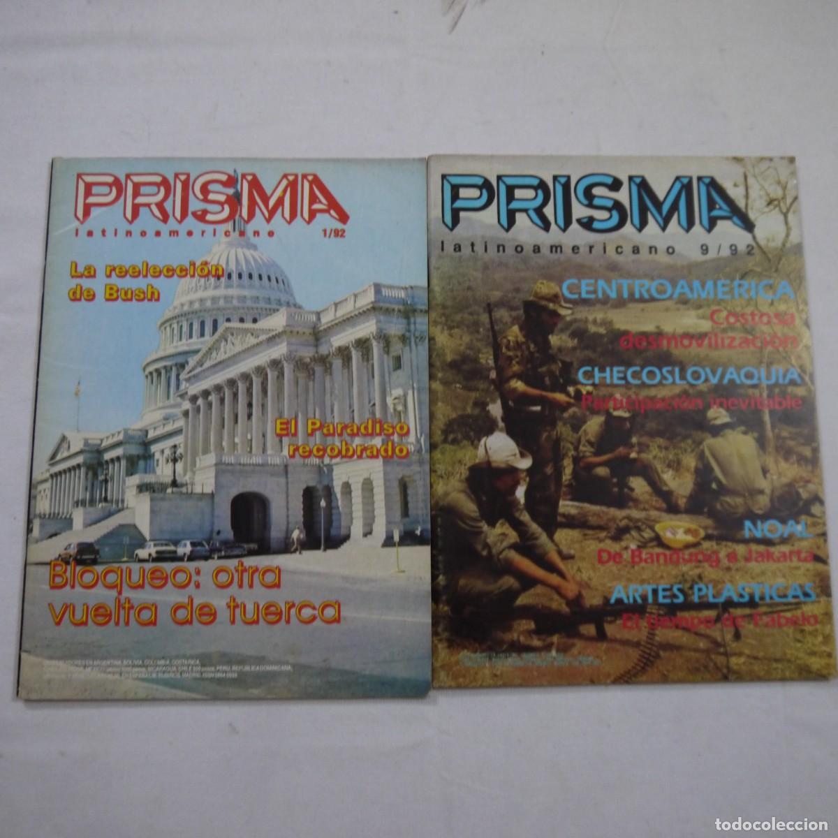 Otros art&iacute;culos de coleccionismo en papel: PRISMA LATINOAMERICANO. LOTE DE 2 REVISTAS DE 1992 - EDITADA POR PRENSA LATINA (LA HABANA - CUBA)