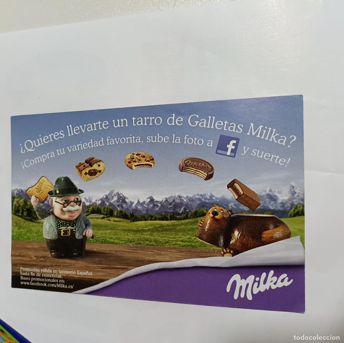 Otros art&iacute;culos de coleccionismo en papel: publicidad milka promocional merchandising promo chocolate anuncio papel