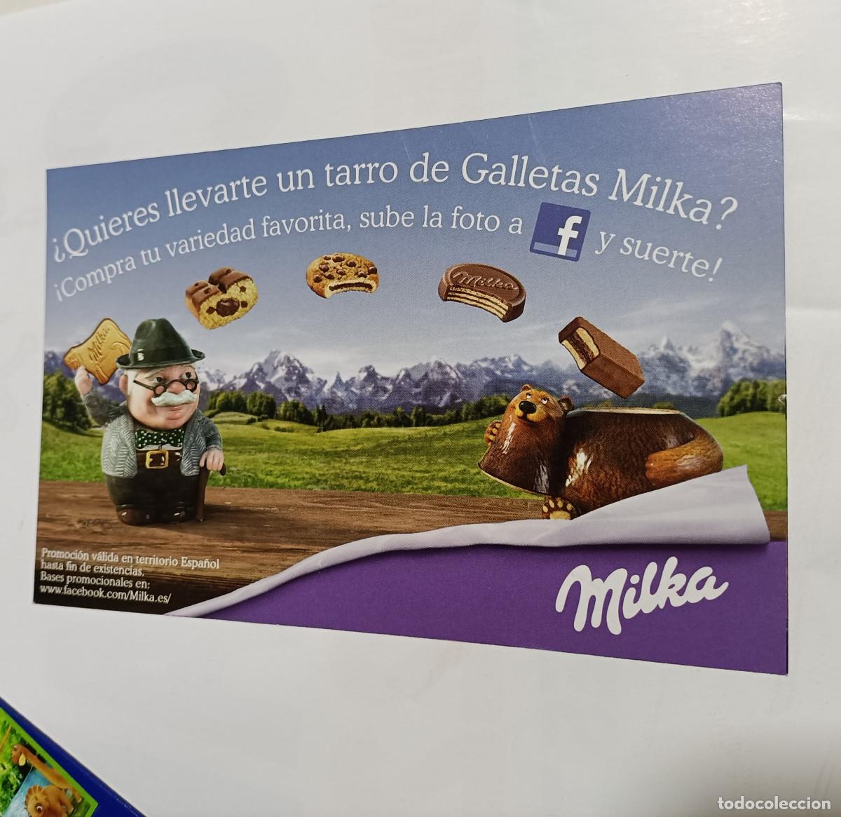 Otros art&iacute;culos de coleccionismo en papel: publicidad milka promocional merchandising promo chocolate anuncio papel