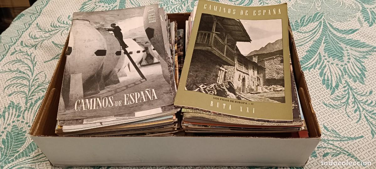 Otros art&iacute;culos de coleccionismo en papel: Gran Lote Vintage &rdquo;Caminos de Espa&ntilde;a&rdquo; CEPA (A&ntilde;os 50-60) - Series Romana, Ar&aacute;biga y Mapas Gu&iacute;a