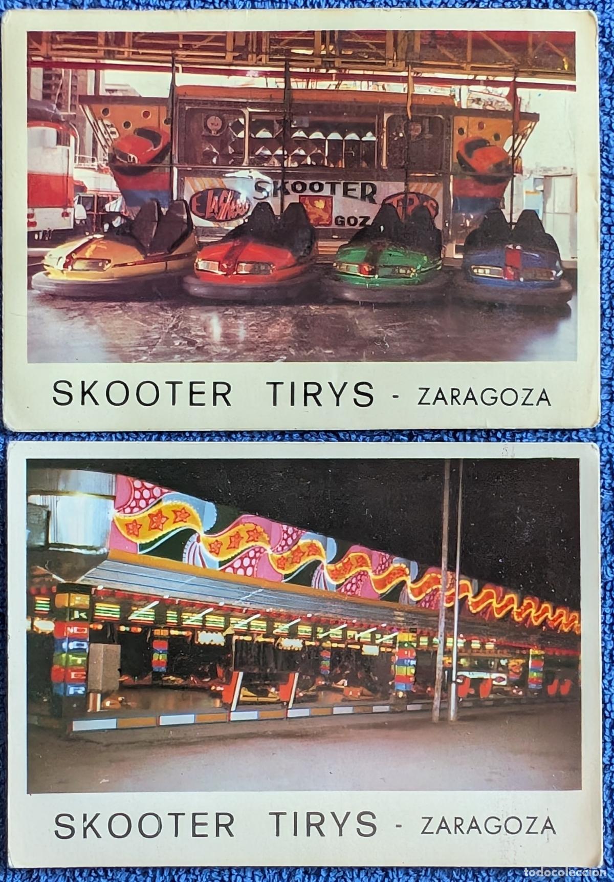 Sammelleidenschaft Andere Papierartikel: Invitaciones canjeables por fichas en taquilla - Skooter Tirys - Zaragoza (1975)