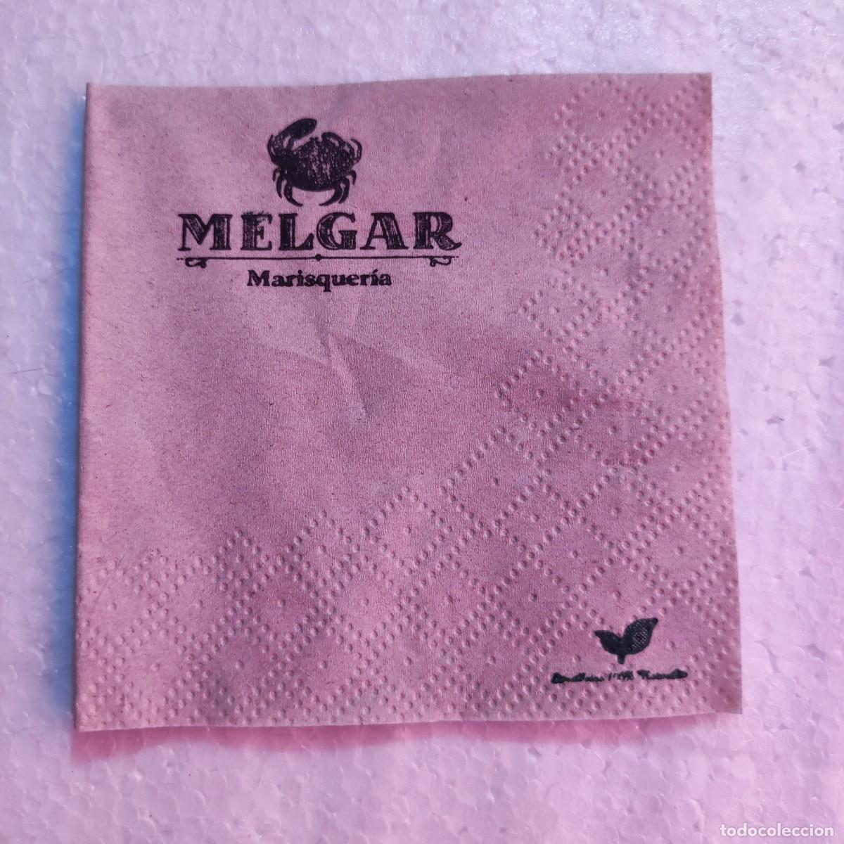 Altri oggetti di carta: SERVILLETA DE PAPEL - MARISQUER&Iacute;A MELGAR - MADRID - CANGREJO FAUNA