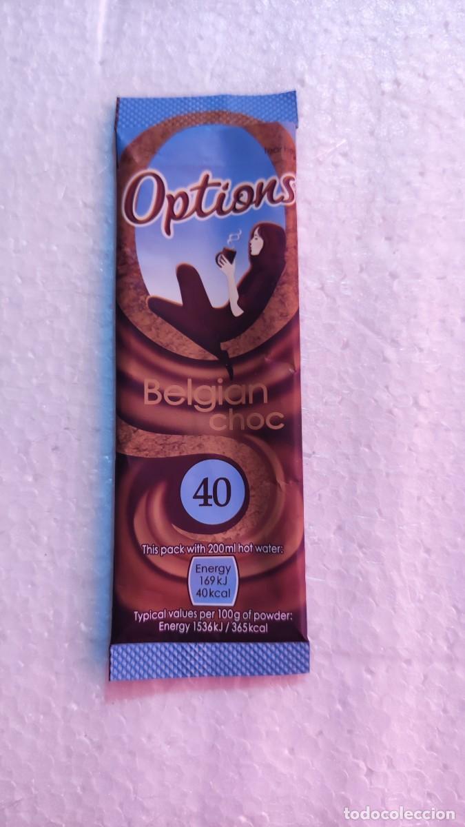 Altri oggetti di carta: SOBRE VACIO - OPTIONS BELGIAN CHOC- REINO UNIDO - MUJER