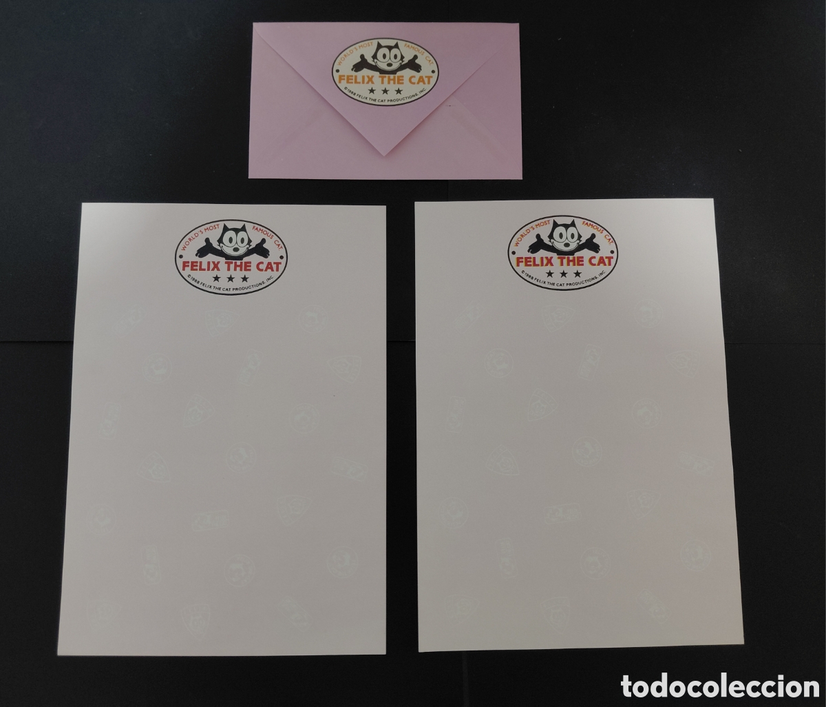 Otros art&iacute;culos de coleccionismo en papel: ANTIGUAS HOJAS DE CAMBIO - FELIX THE CAT A&Ntilde;O 1988