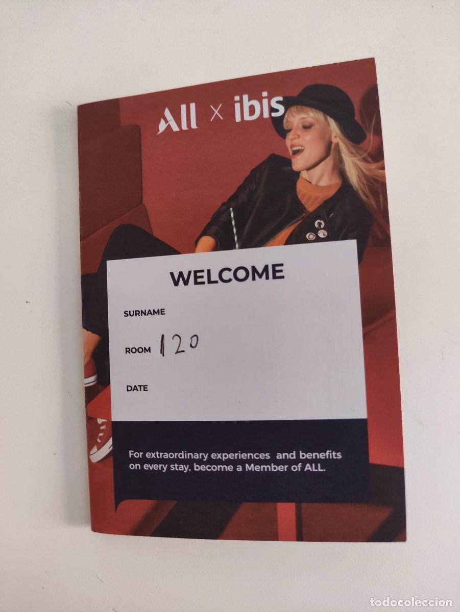 Collectionnisme Papier divers: TARJETA HOTEL - ALL & IBIS - UNITED KINGDOM - MUJER